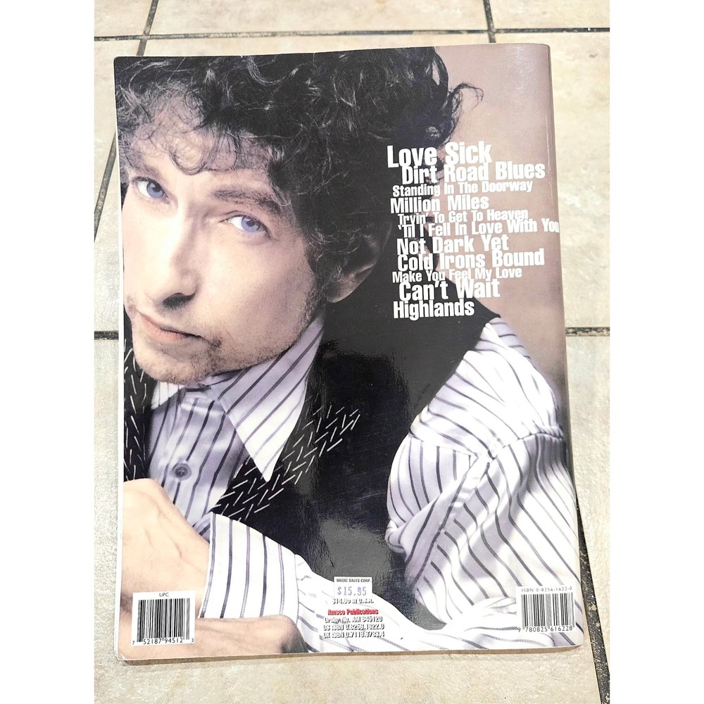 Bob Dylan Time Out of Mind Songbook (1997) Piano Vocal Guitar Sheet Music